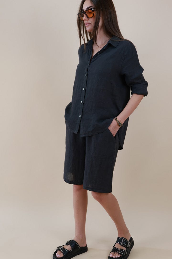 LINEN STRAIGHT SHIRT