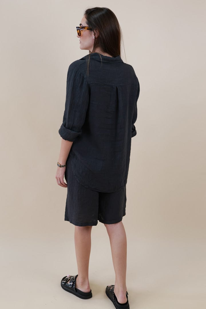 LINEN STRAIGHT SHIRT