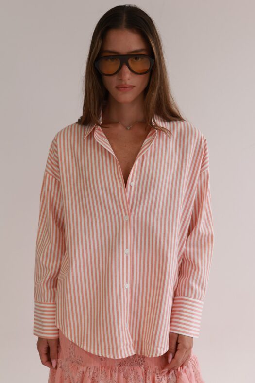 POPELINE STRIPED SHIRT