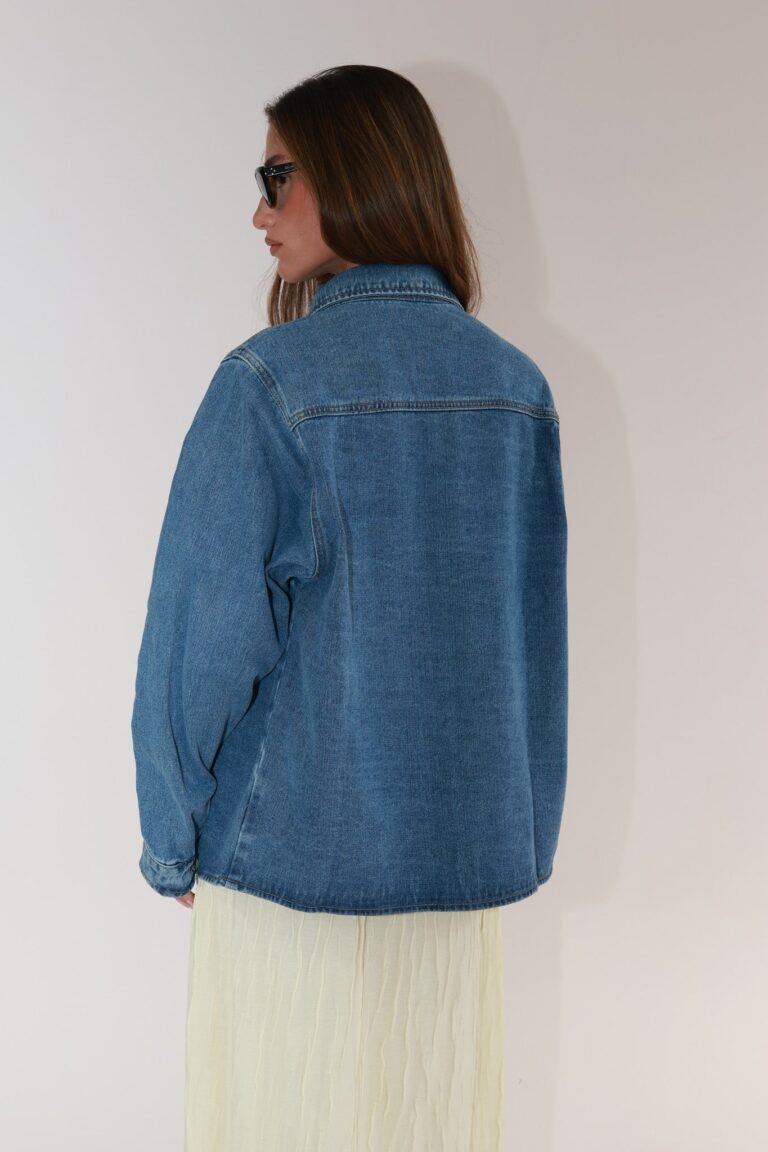 DENIM STRAIGHT SHIRT