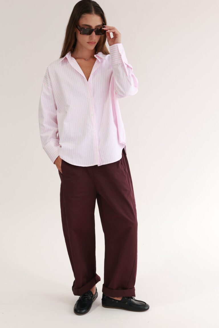 POPELINE STRIPED SHIRT