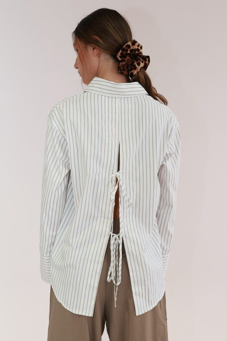 STRIPED BUTTON SHIRT