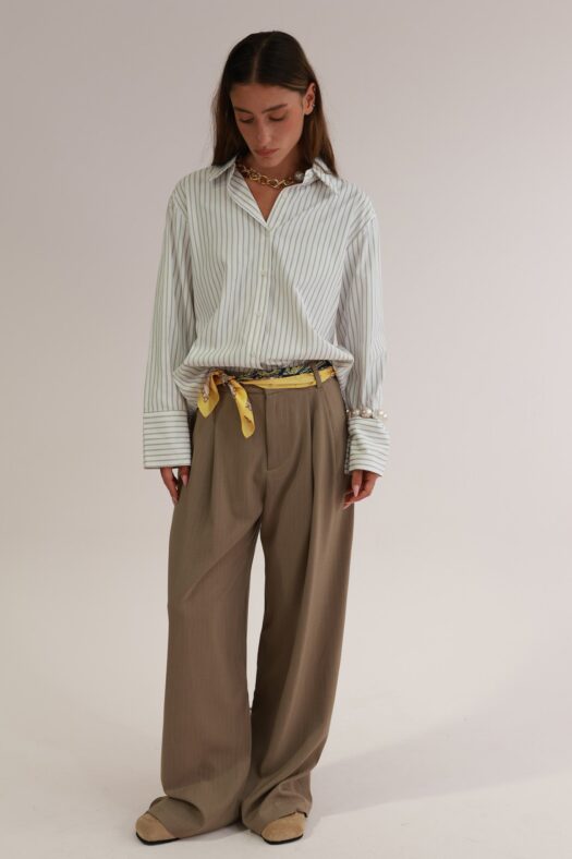 SUIT PANTS THIN STRIPS