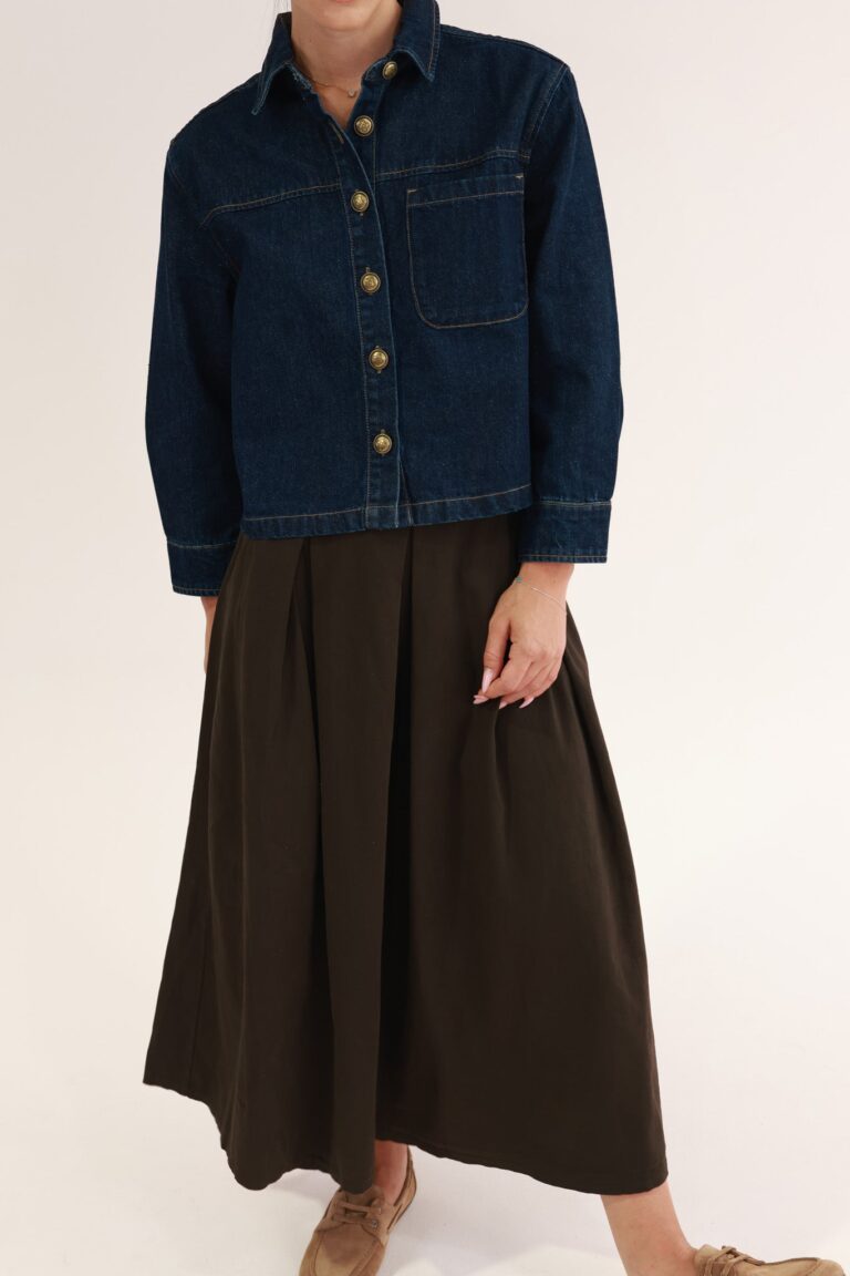 SHORT PLEATED SKIRT