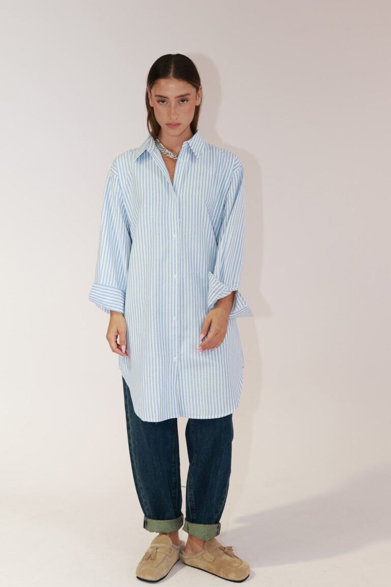 STRIPED LONG SHIRT