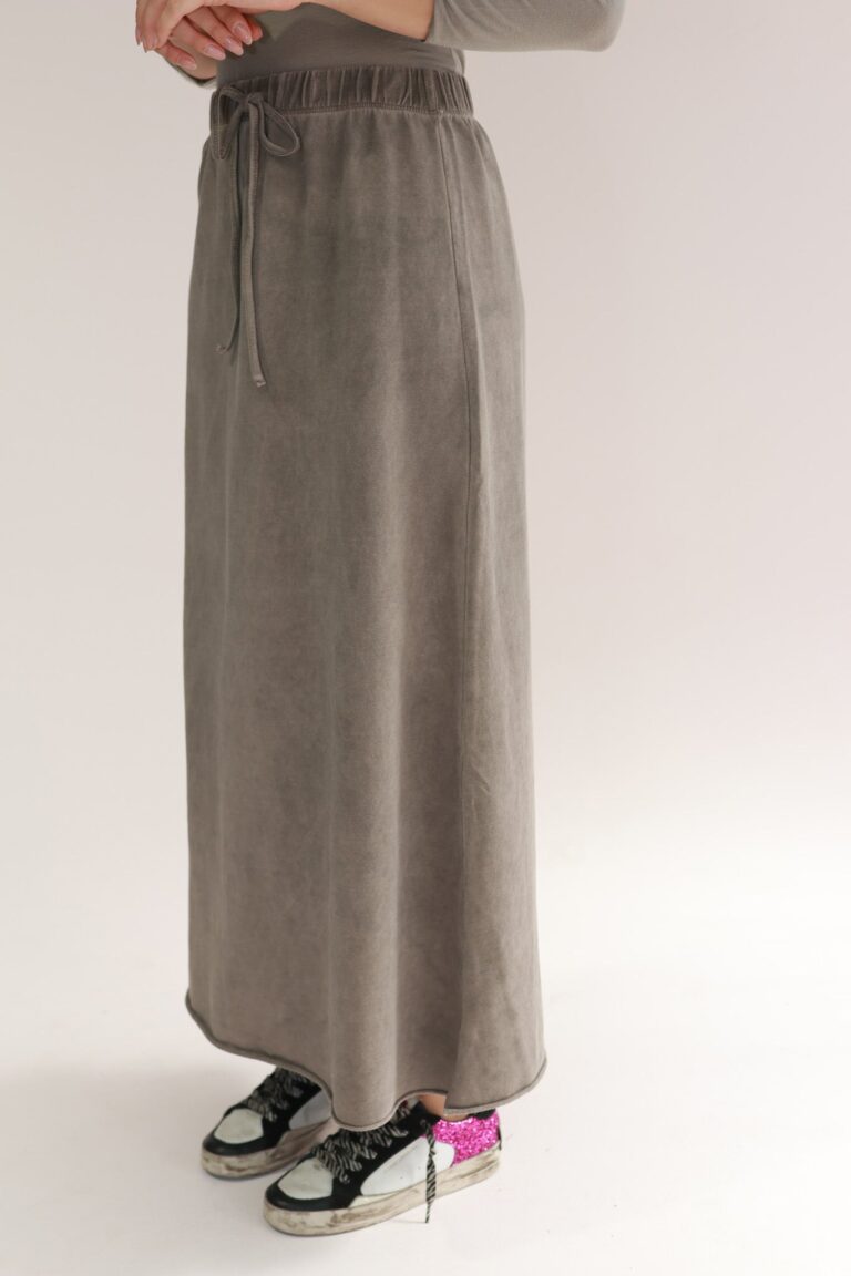 STRAIGHT SKIRT WASHED