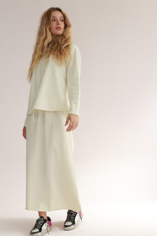 STRAIGHT SKIRT WASHED