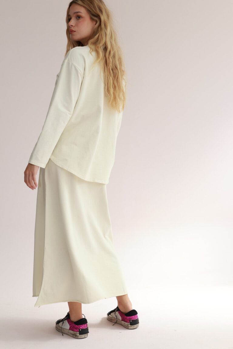 STRAIGHT SKIRT WASHED