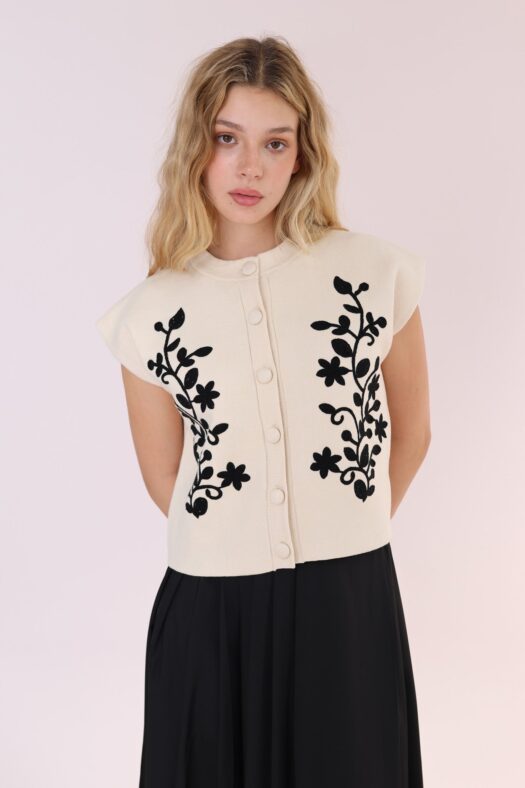 EMBROIDED VEST