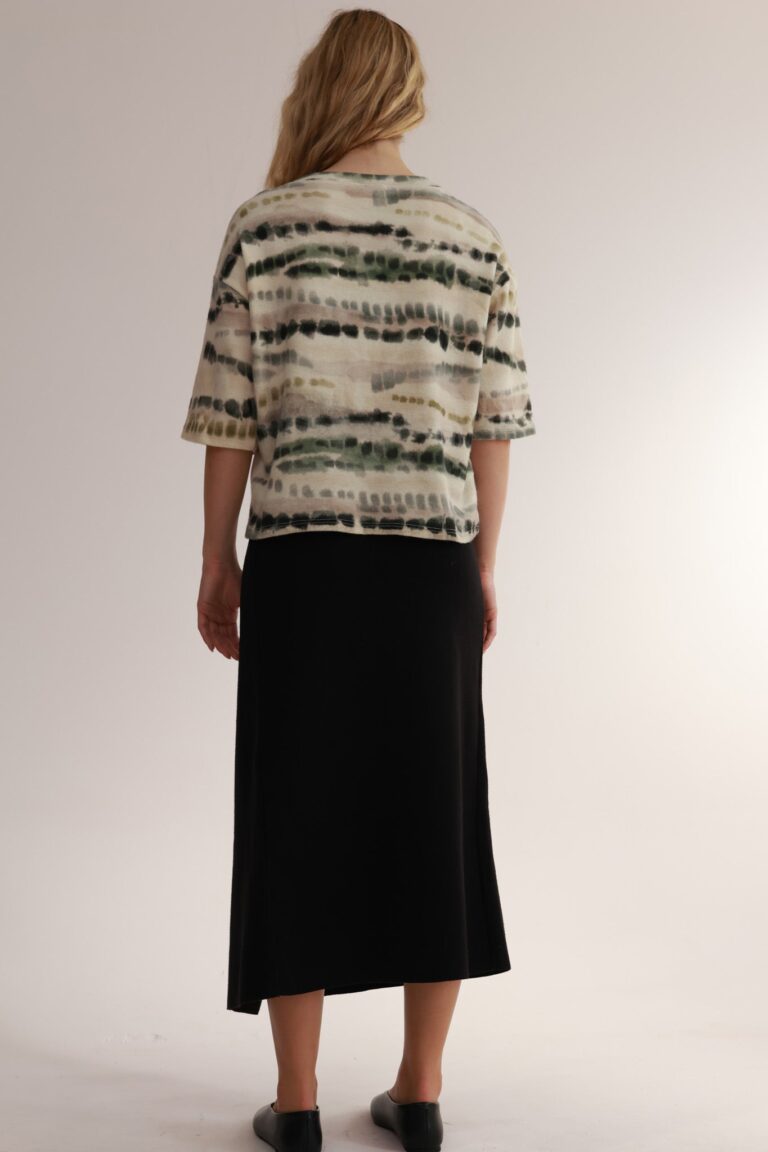 TIE&DIE ROUND NECK SWEATE