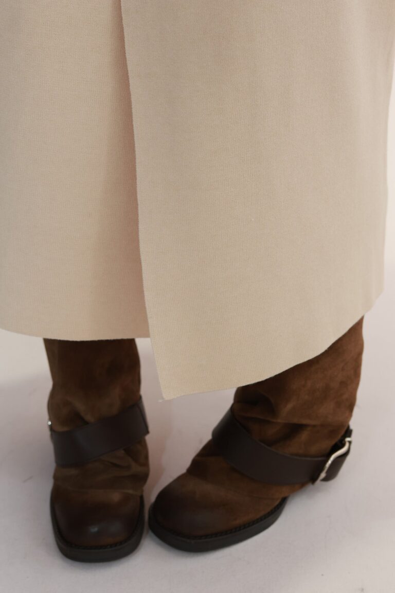 MESH SKIRT WITH KNOT