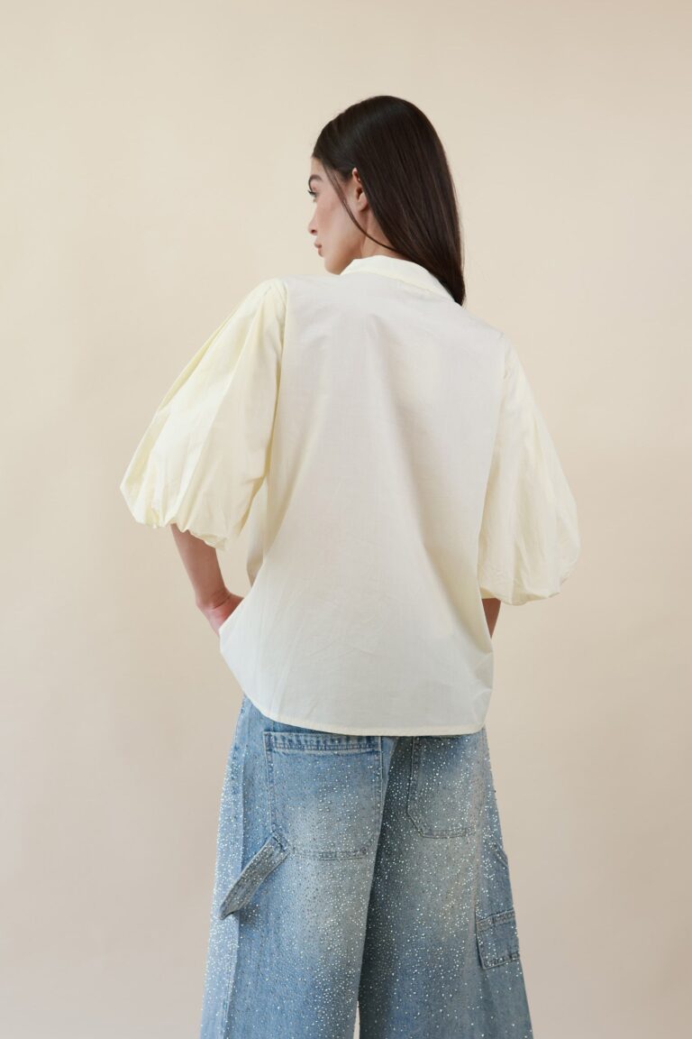 PUFFY SLEEVES BLOUSE