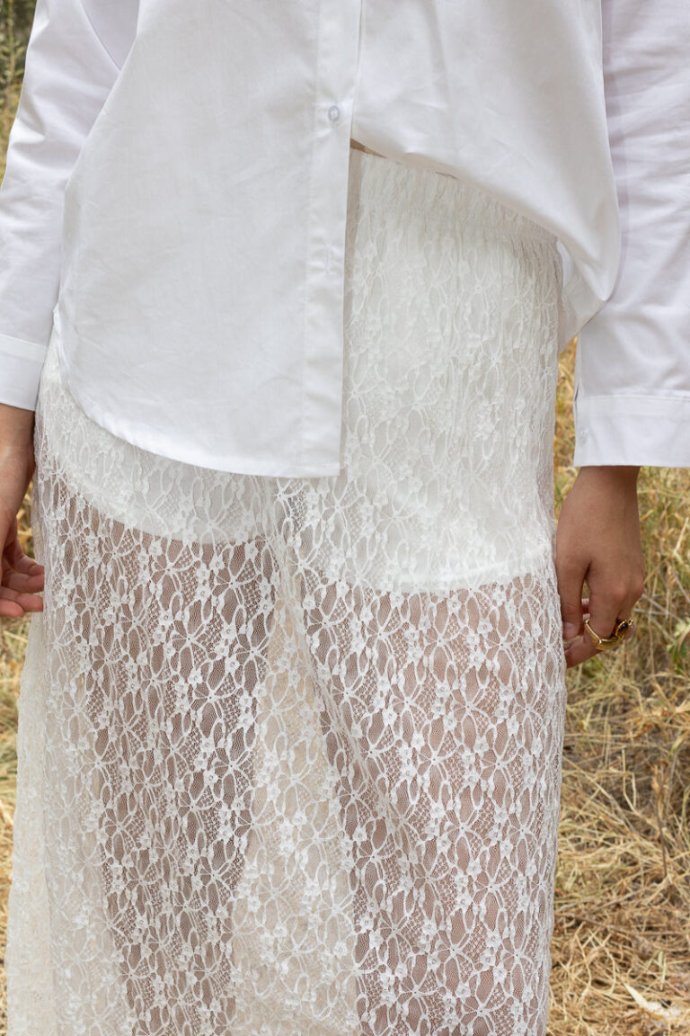 LACE LONG SKIRT