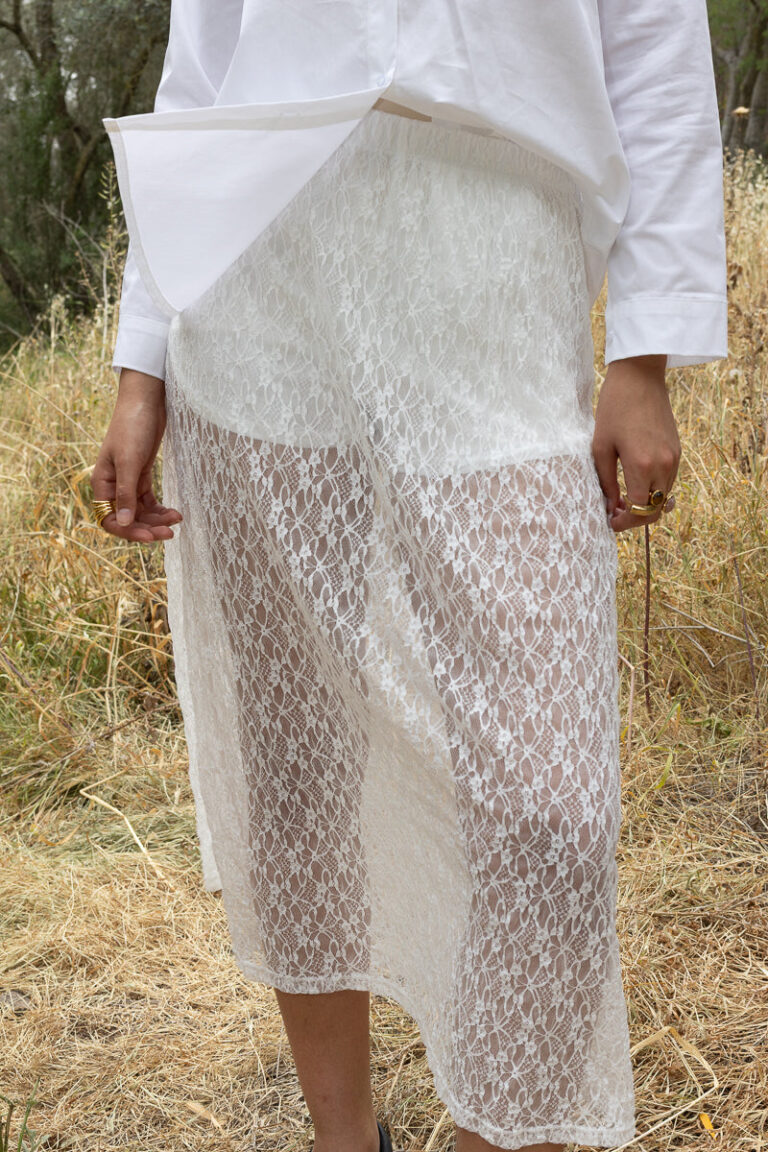 LACE LONG SKIRT