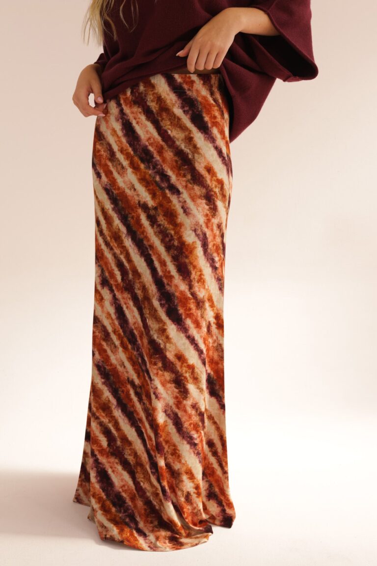 PRINT 0537 JERSEY SKIRT