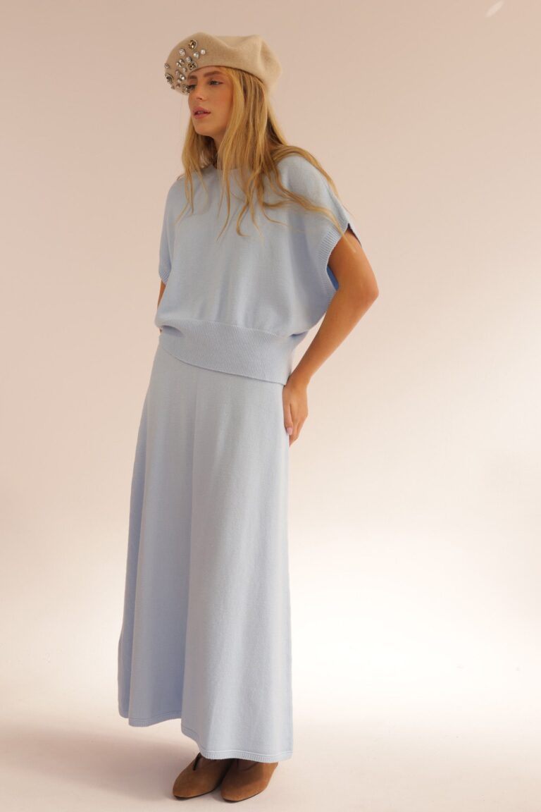 KNITTED STRAIGHT SKIRT