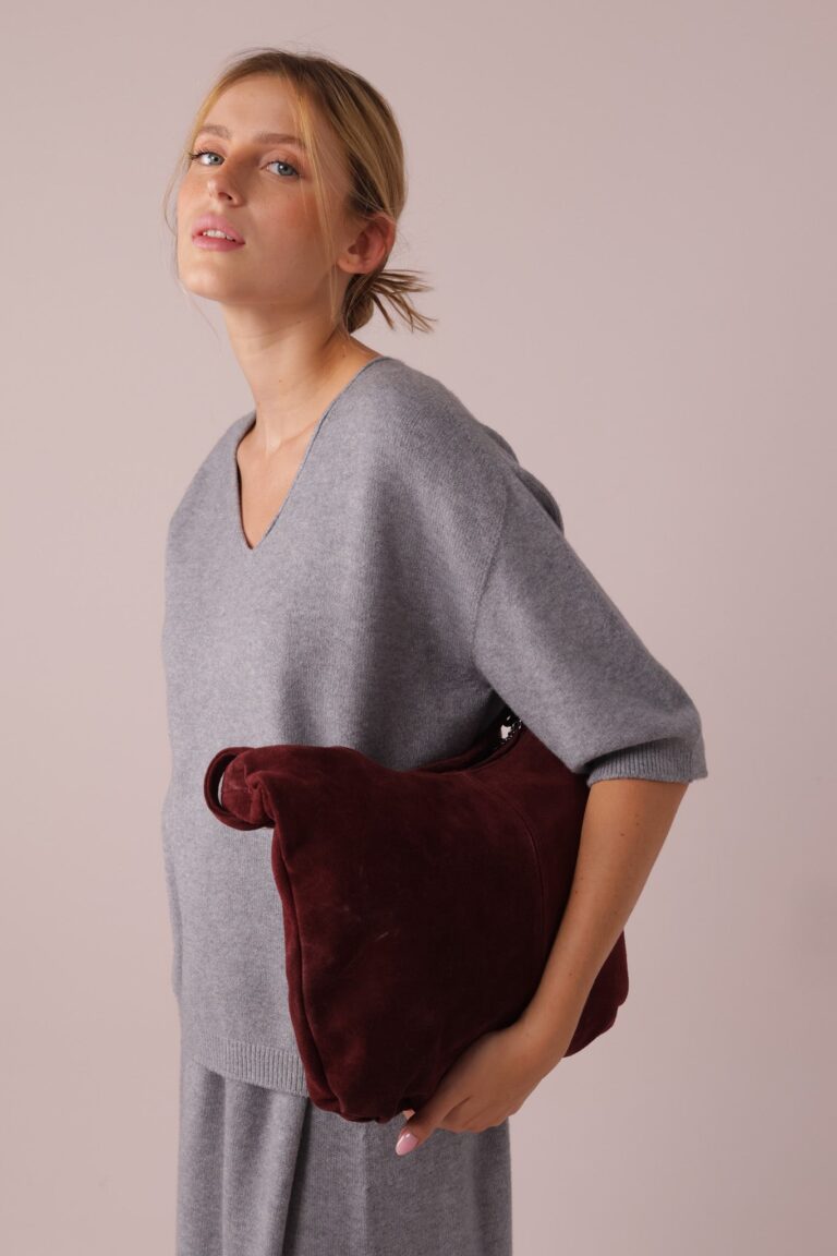 V NECK SHORT SLEEVES KNIT